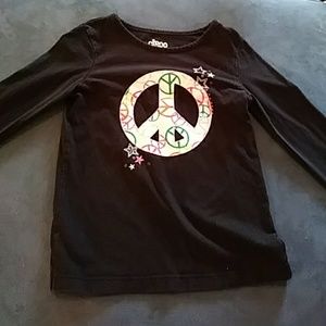 Long sleeve peace shirt